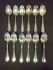 12 cuillères à soupe métal