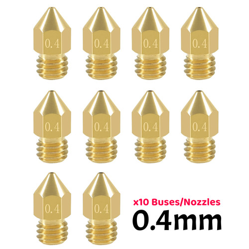 10pcs 4mm buse extrudeur - 10pcs,