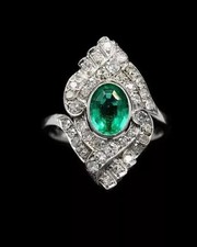 Bague de mariage style art