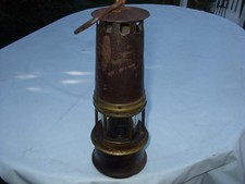 Ancienne Lampe de mineur verre