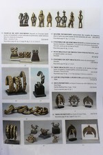 LIV67 : Objets en bonze de la collection  André BLANDIN  Art tribal africain