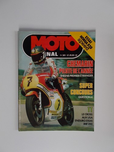 Moto journal 301 honda - journal,