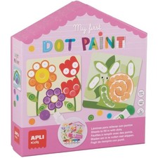 Coffret peinture - 6 tampons + 6 dessins - Enfant - Dès 3 ans - Jeu d'éveil - Ap