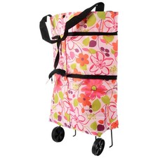 Sac avec roue, chariot d'épicerie roulant, chariot de courses pliable avec roue