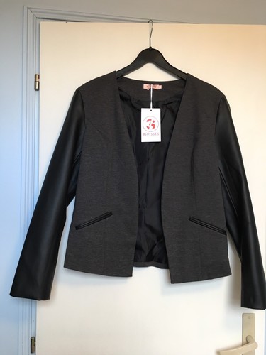 Veste grise noire neuve - veste,