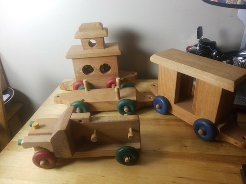 Vintage wooden 1960 various - vintage,
