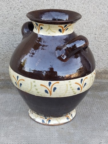 Ancien vase poterie art - vase,