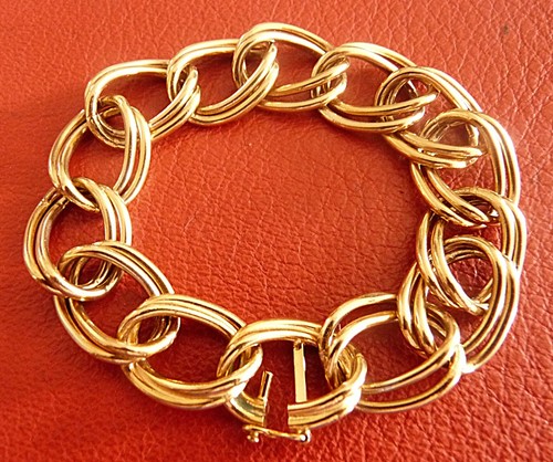 Bijou ancien bracelet plaqué - bracelet,