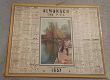Calendrier année 1957 - ,