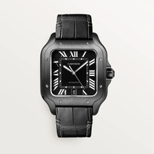 Cartier Santos Black Dial