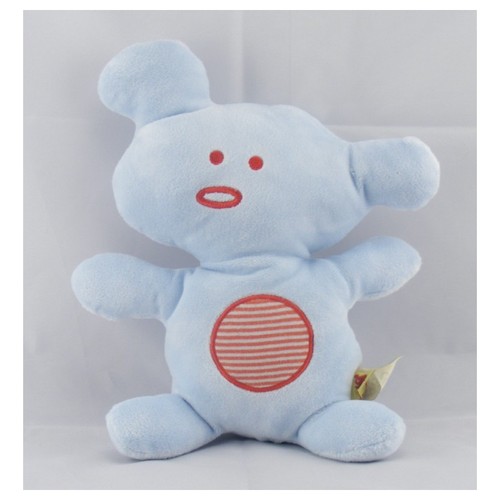 Doudou chien bleu - , rouge