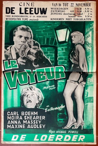 Affiche belge voyeur - belge, le