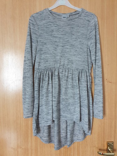 Robe tunique beige gris - robe, asos