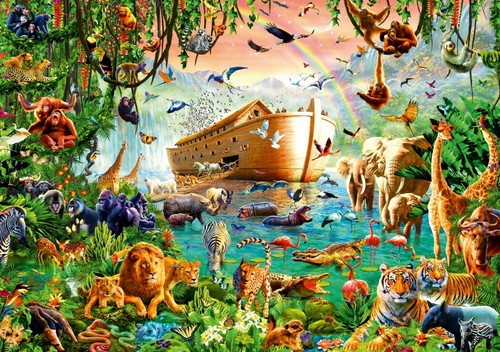 Puzzle arche noé - noé", 1000