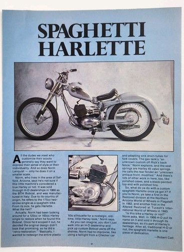 1966 harley davidson bth - harley,