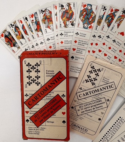 Jeu divinatoire cartomantic - jeu,