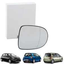 Glace de rétroviseur, miroir droite Twingo 2 Clio 3 Modus 7701069554 32801371