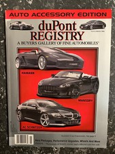 Magazine duPont REGISTRY NOVEMBER 2006 HAMANN MANSORY AC SCHNITZER