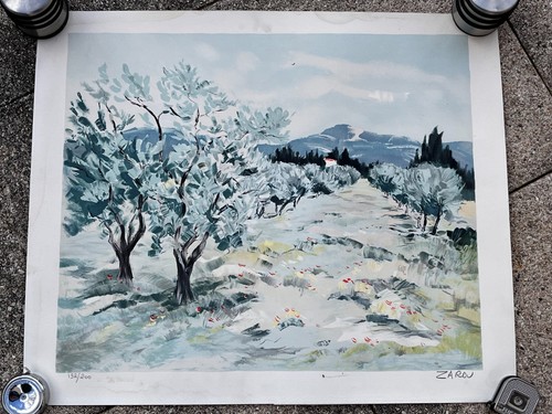 Lithographie 50cm 60cm - lithographie,