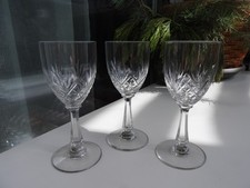 ST LOUIS - 3 anciens verres de