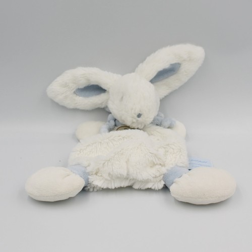 Doudou plat lapin - , blanc