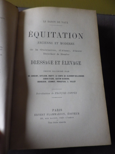 Baron vaux equitation - baron,