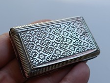 Boîte Tabatière Argent