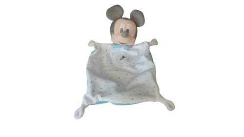 Doudou mickey plat bleu - doudou,