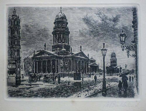 Gravure signée buchholz - signée, u.buchholz
