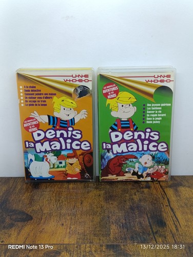 Lot vhs denis malice - lot,