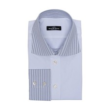 690$ Chemise Italienne De Luxe Gerlin Blanche En Coton Fin 1I ZILLI