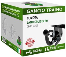 Attelage Démontable Horizontale pour Toyota LAND CRUISER 90 4X4 4portes 96-02 7p