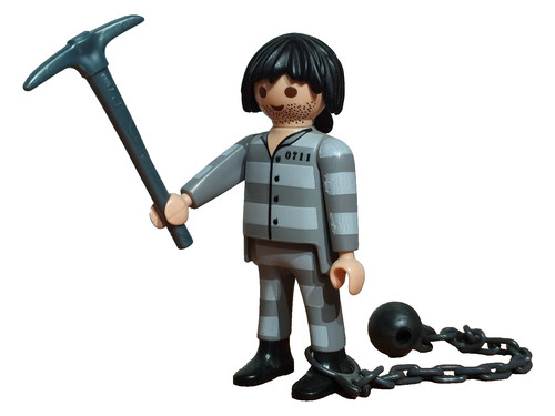 Playmobil prisonnier mine ref - prisonnier,