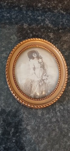 Cadre photos ancien verre - cadre,