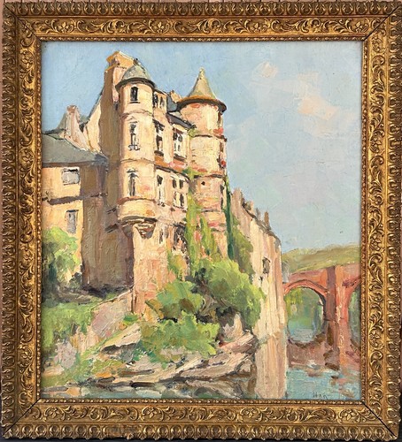Landscape castle lake french - landscape,