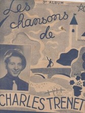 Livret de Partitions   Les chansons de Charles Trenet 3e album