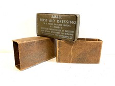 Ancienne Boîte de pansements militaire US ww2