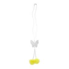 Métal Strass Papillon Pendule