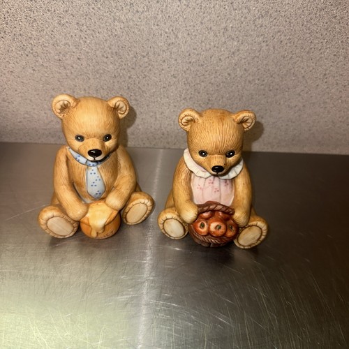 Homco bear figurines - figurines, boy