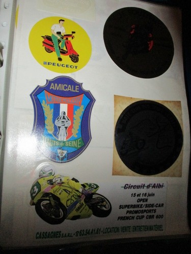 Autocollants moto superbike - autocollants,