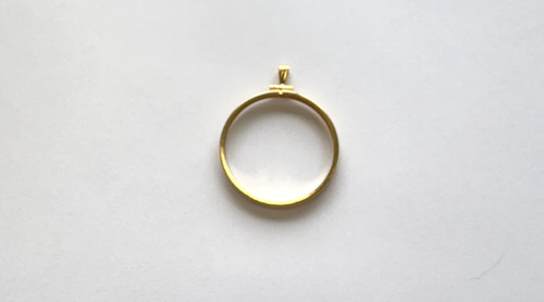 Pendentif pièce demi - pendentif,