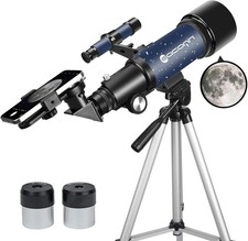 Telescope for Adults Beginners, 70 mm Aperture 400 mm AZ Mount Fully Multi-Coate