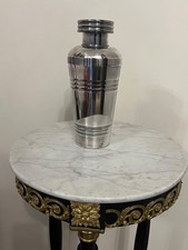 shaker art deco metal argenté  orfèvrerie saint medard