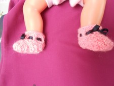 chaussons fait main pied