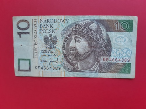 Pologne billet 10 zlotych - ,