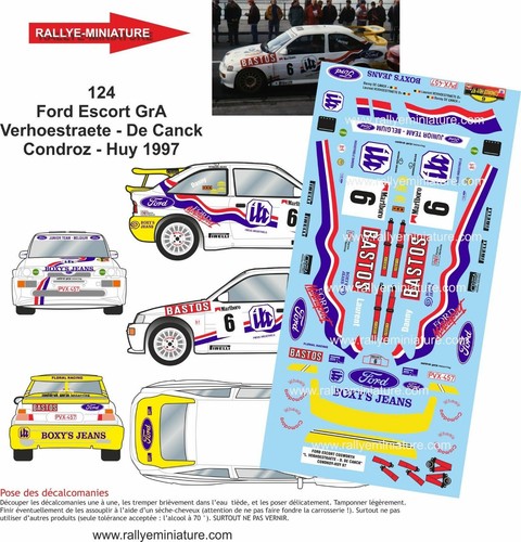 Decals ref 0124 escort - decals,