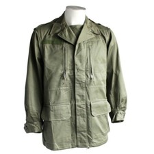 MILITARIA - VESTE DE TREILLIS ARMÉE FRANÇAISE M64 SATIN 300 Taille 92L  Occasion