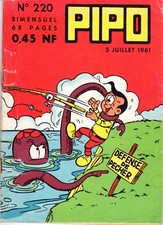 PIPO NUMERO 220 LUG 1961 RARE