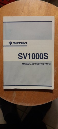 Manuel propriétaire suzuki - du,