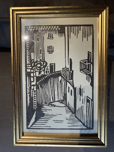 Linogravure rue - linogravure, « la